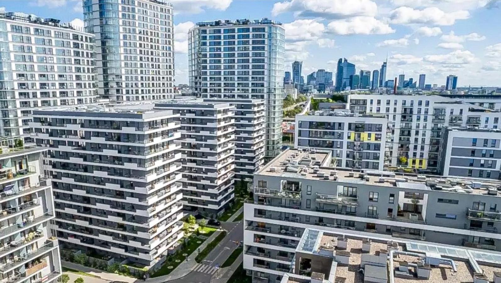 Nowoczesny Apartament - Blisko Centrum Warschau Buitenkant foto